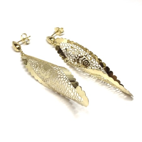 Neonero orecchini oro 18 kt