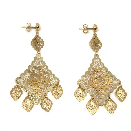 Neonero 18 kt gold earrings