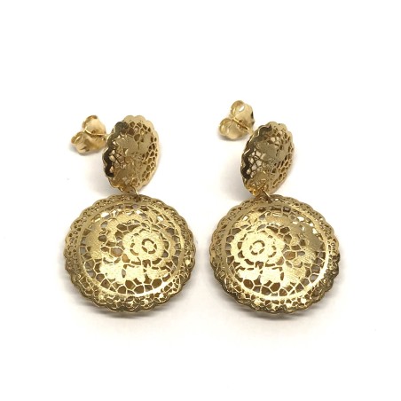 Neonero 18 kt gold earrings