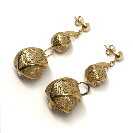 Neonero orecchini oro 18 kt