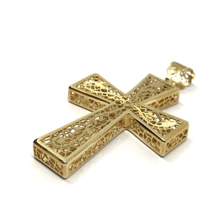 Neonero croce oro 18 kt