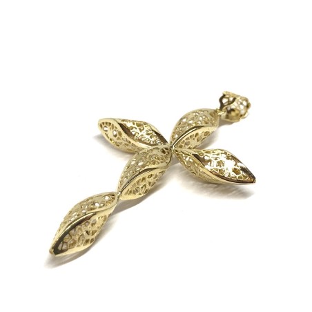 Neonero croce oro 18 kt