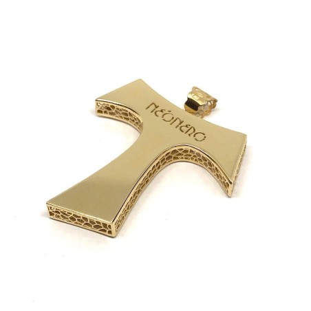 Neonero 18 kt gold Tau cross