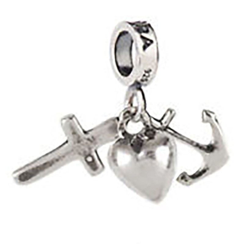 Tedora Italy charm fede, speranza e carita' rp017