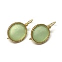 Michelangelo gioielli glass paste intaglio earrings