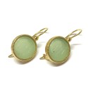 Michelangelo gioielli glass paste intaglio earrings