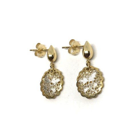 Neonero orecchini oro 18 kt