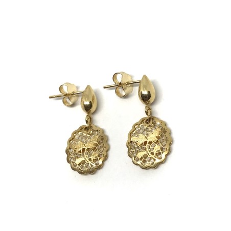 Neonero 18 kt gold earrings