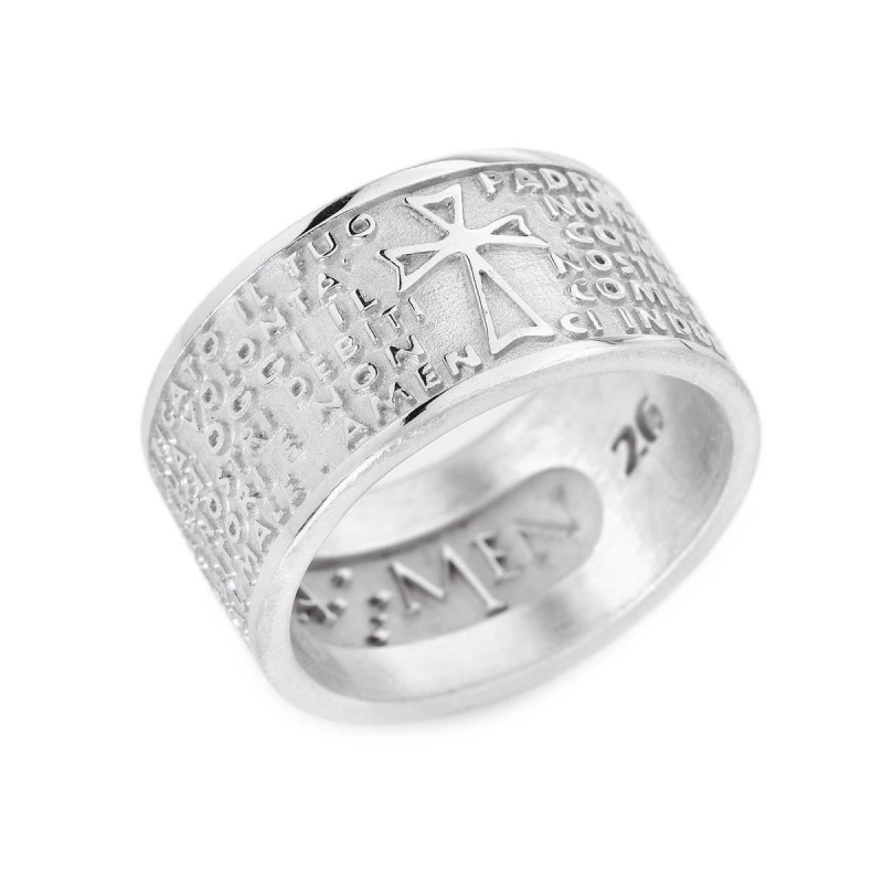 Sterling silver Amen ring