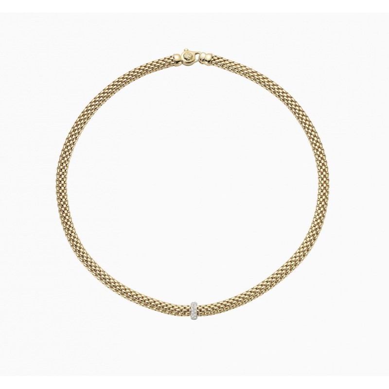 18 Kt Gold Fope Necklace