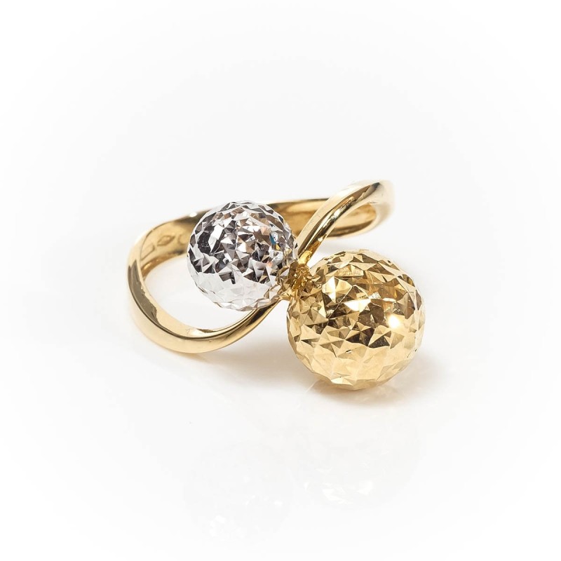 18 kt gold Novello ring