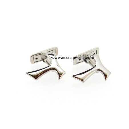 925 sterling silver Tau cufflinks