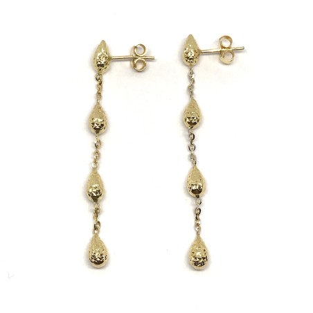 Orecchini Novello oro 18 kt