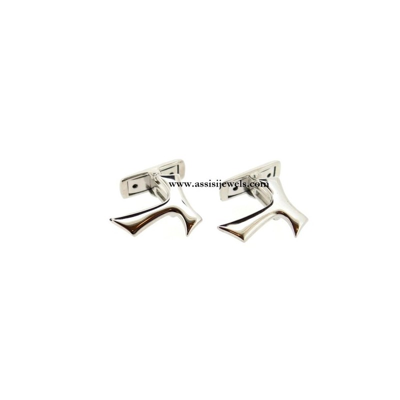 925 sterling silver Tau cufflinks