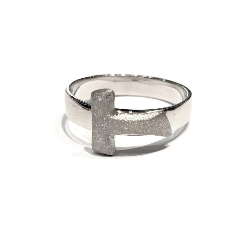 925 sterling silver Tau ring