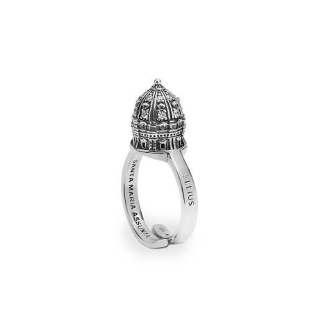 Sterling silver S. Maria Assunta Napoli Ellius ring