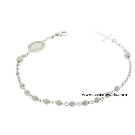 Bracciale rosario argento 925
