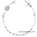 925 sterling silver rosary bracelet