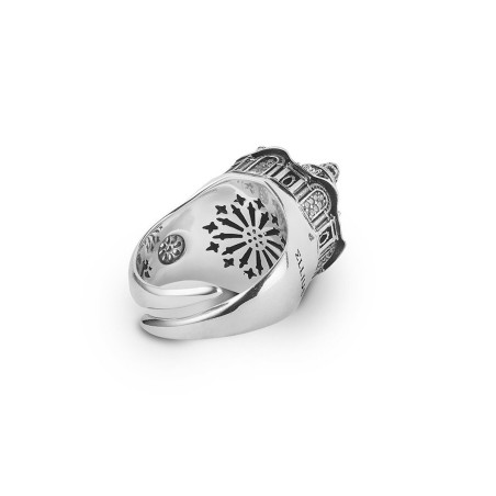 Ellius anello Sindone Torino in argento