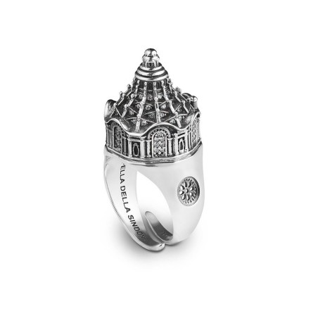 Sterling silver Turin Shroud Chapel Ellius ring