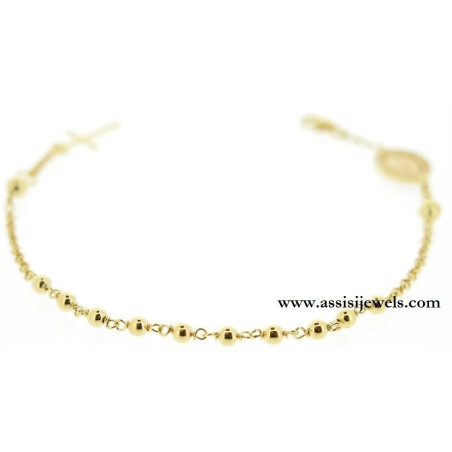 Bracciale rosario argento 925