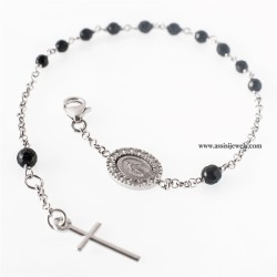 925 sterling silver rosary bracelet