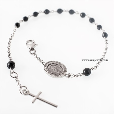Bracciale rosario argento 925