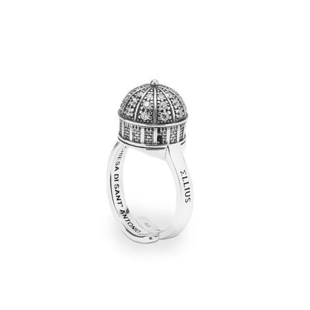Sterling silver St. Anthony of Padua Ellius ring