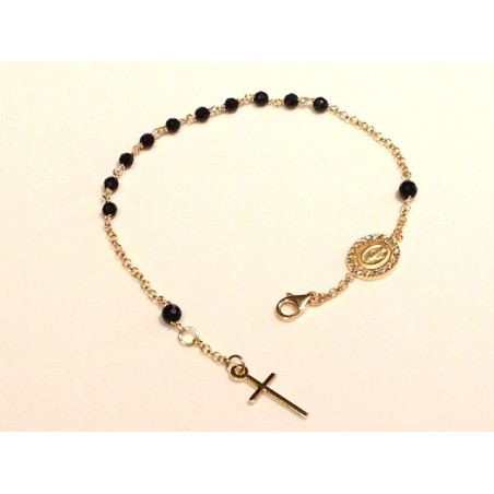 Bracciale rosario argento 925