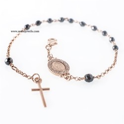 925 sterling silver rosary bracelet