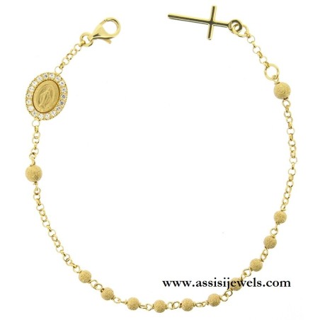 Bracciale rosario argento 925