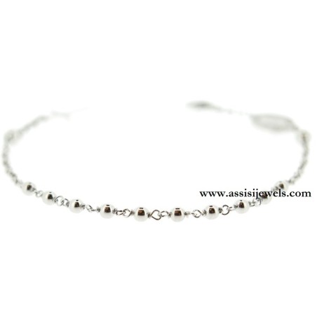 Bracciale rosario argento 925