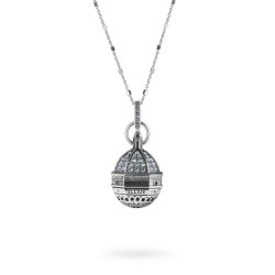 Sterling silver Cathedral Saint Rufin of Assisi Ellius necklace