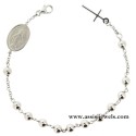 925 sterling silver rosary bracelet