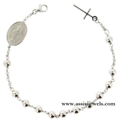 925 sterling silver rosary bracelet