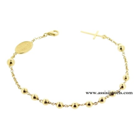 Bracciale rosario argento 925