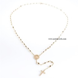 Collana rosario argento 925