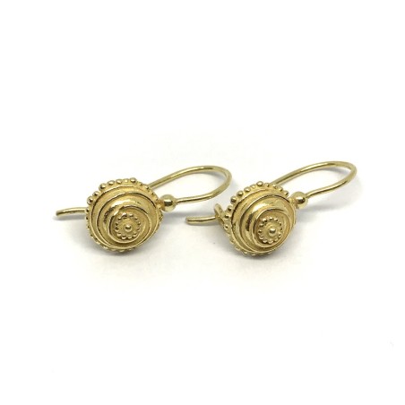 Fabula etrusca 18 kt gold earrings