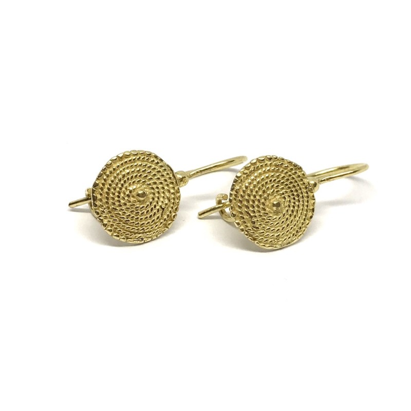 Fabula etrusca 18 kt gold earrings