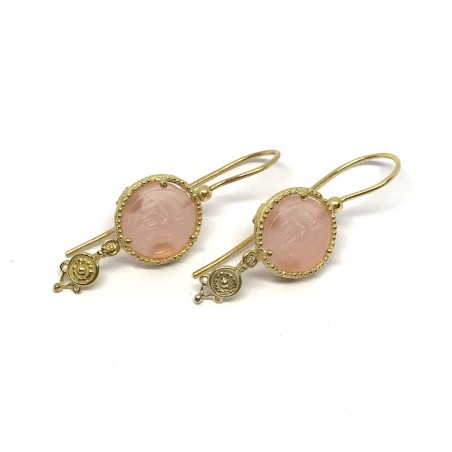 Fabula etrusca 18 kt gold earrings