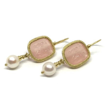 Fabula etrusca 18 kt gold earrings