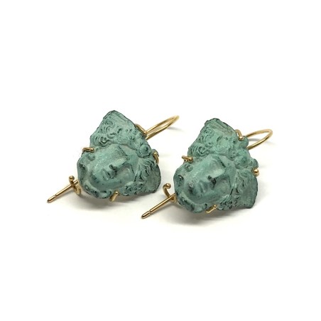 Fabula etrusca 18 kt gold earrings