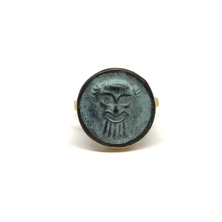 Fabula etrusca anello oro 18 kt