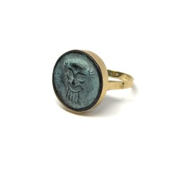 Fabula etrusca 18 kt gold ring