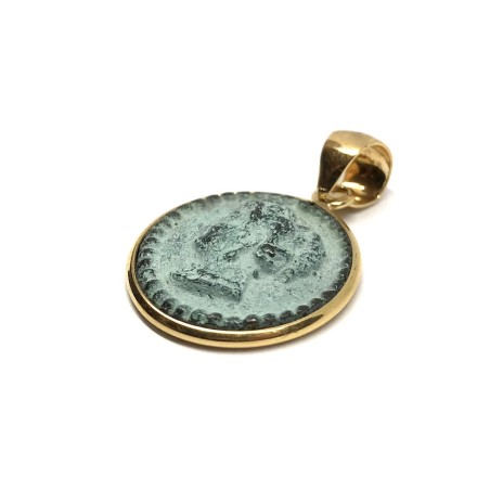 Fabula etrusca 18 kt gold pendant