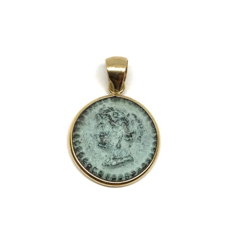 Fabula etrusca 18 kt gold pendant