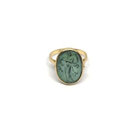 Fabula etrusca 18 kt gold ring