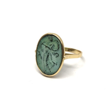 Fabula etrusca 18 kt gold ring