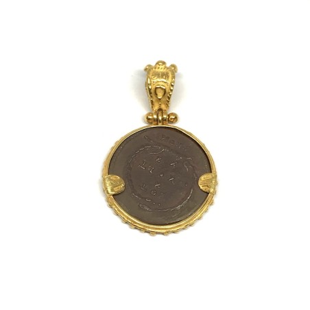 Fabula etrusca pendente oro 18 kt