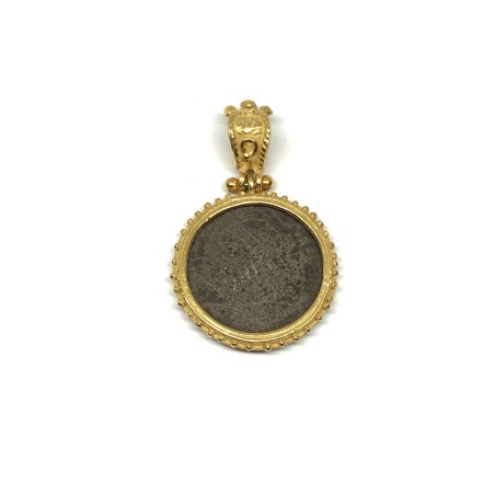 Fabula etrusca 18 kt gold pendant
